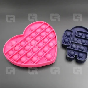 Silicone pop it game