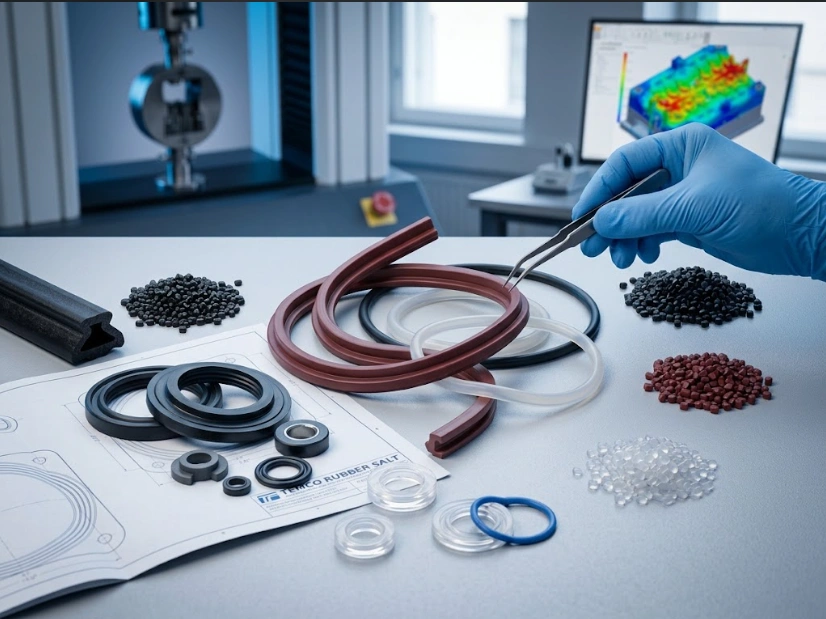 Custom Silicone Seals Manufacturer by Temco Rubber