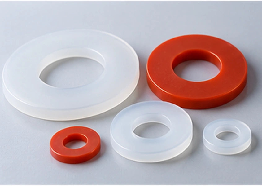 Custom Flat Silicone Washers