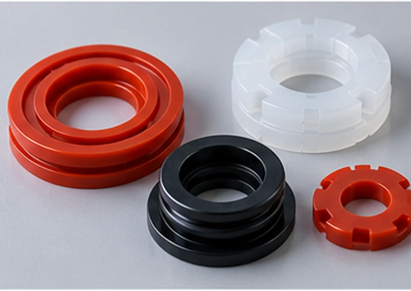 Grooved and Complex Molded Silicone Washers