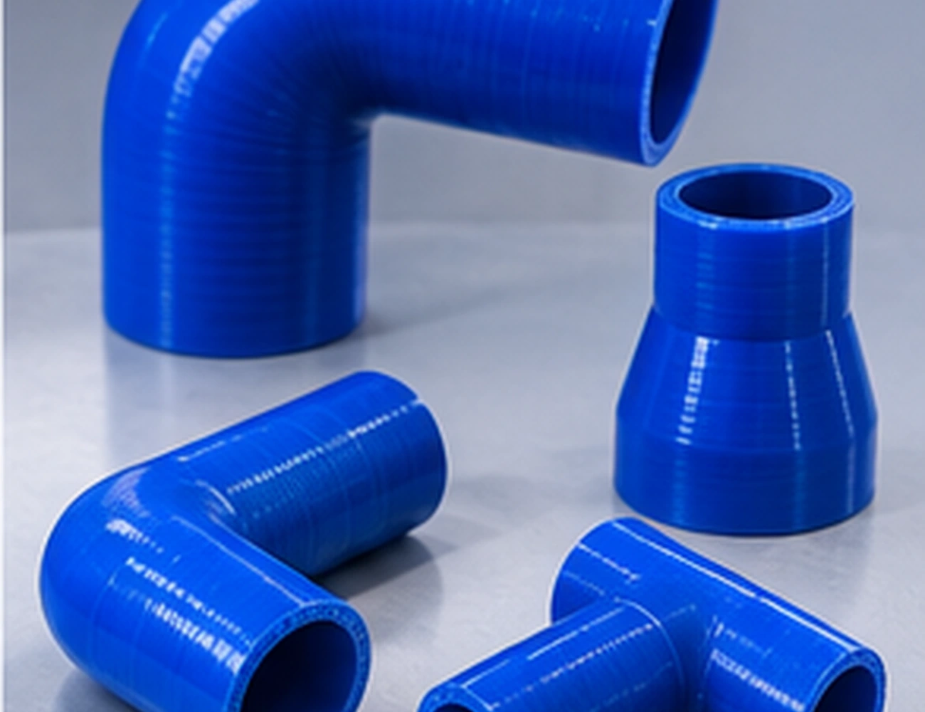 Custom Molded Silicone Hose Shapes