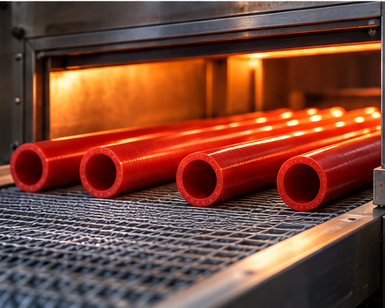 Silicone Hose Post Curing Process