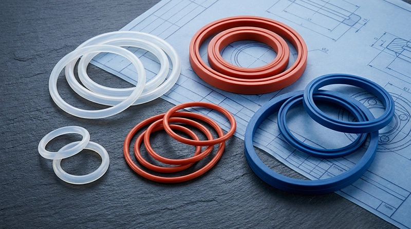 Silicone O-Ring Compression Molding
