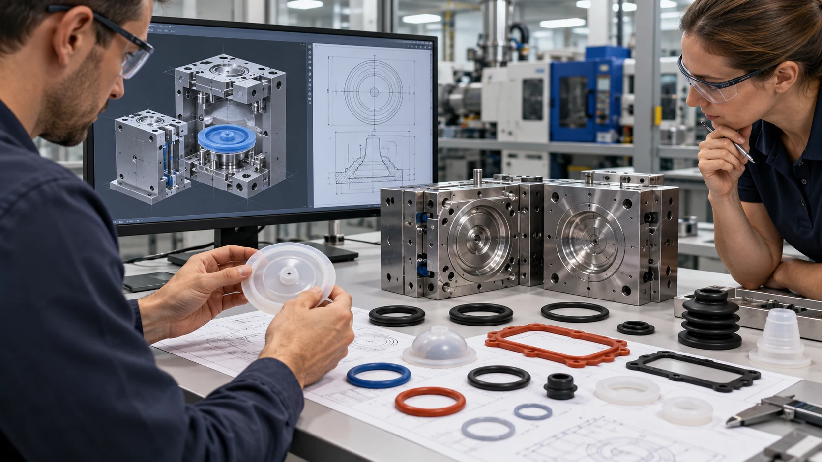 Engineering review for silicone mold design and custom parts
