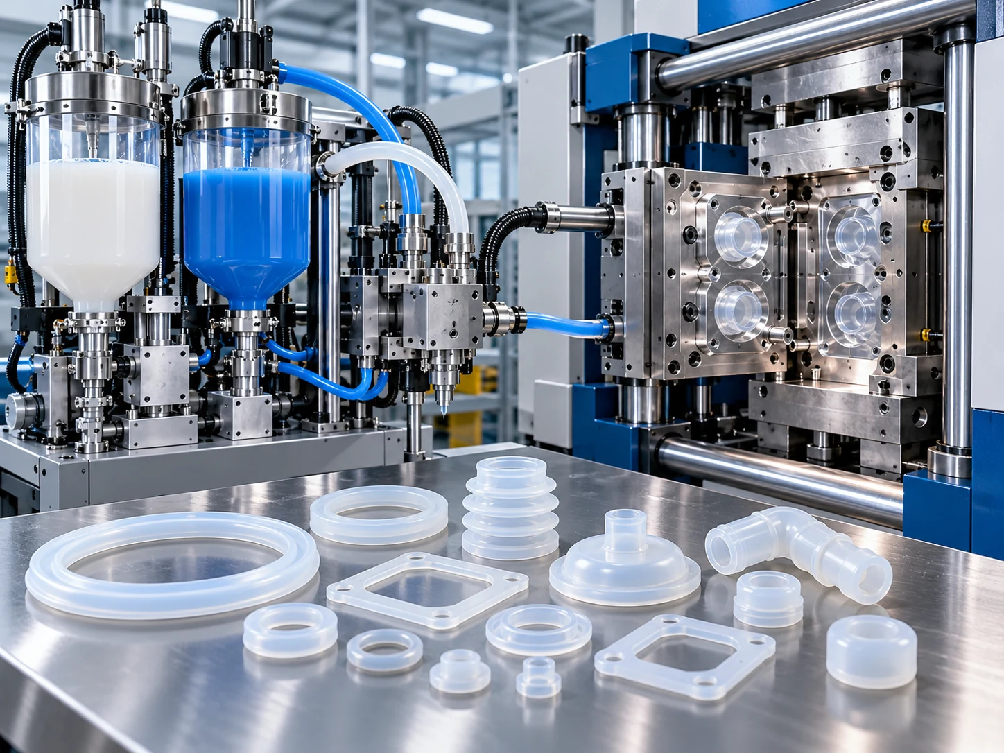 LSR silicone injection molding production line